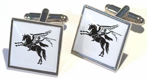 Boxed Set Square Silver Cufflinks